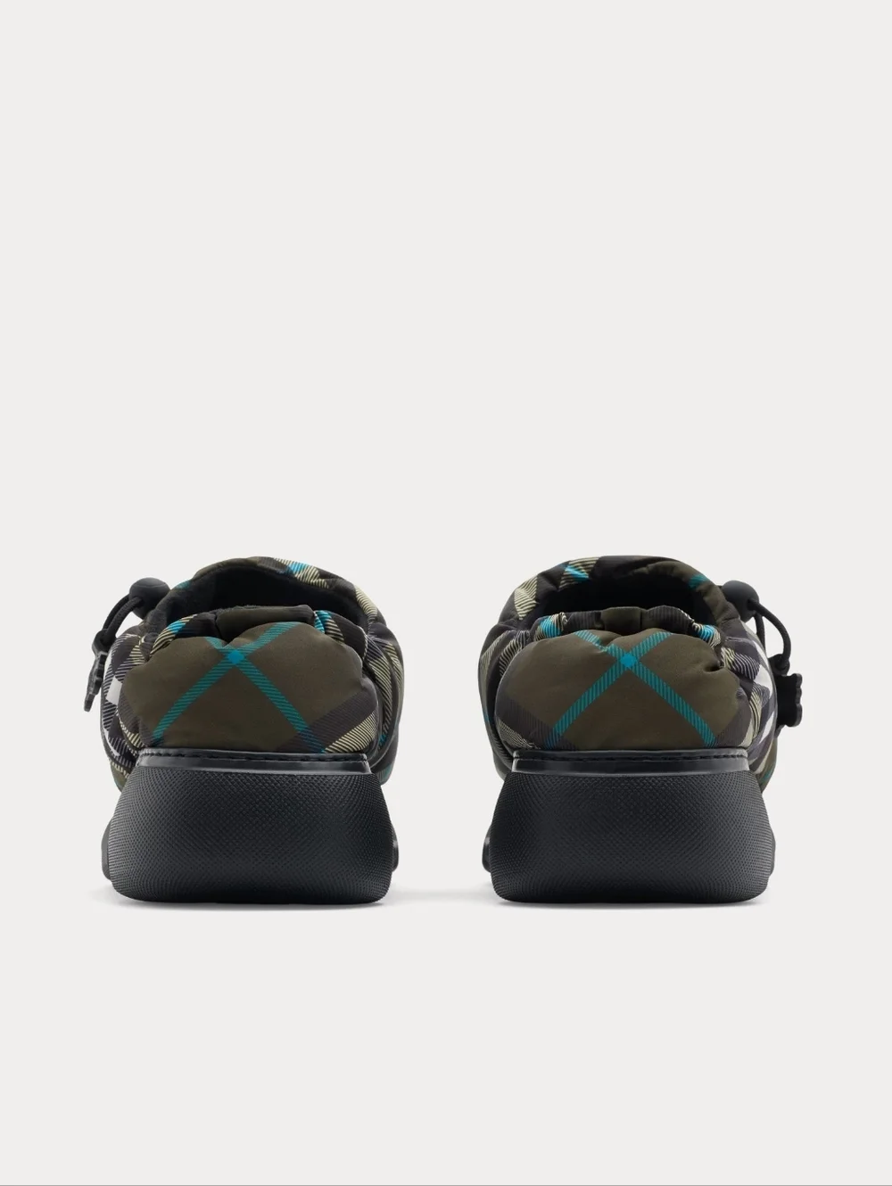 Burberry - Check Pillow Nylon Blend Snug Mules Sneakers SZ 8 (41) - Picture 2 of 5